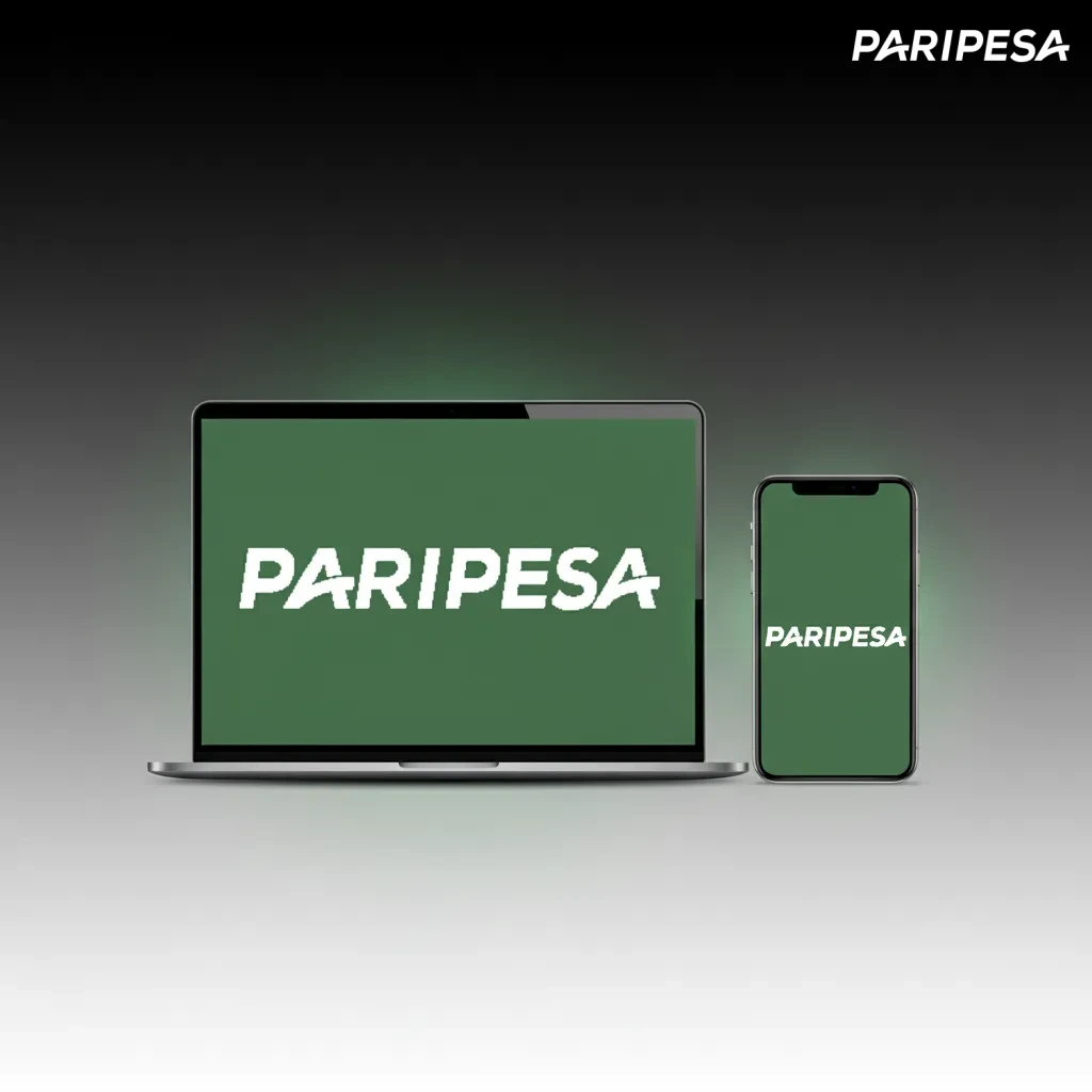 Paripesa site interface with tabs: Sports, Live, eSports, Casino, Live Casino, Promos, Help; right cashier, login, sign up.