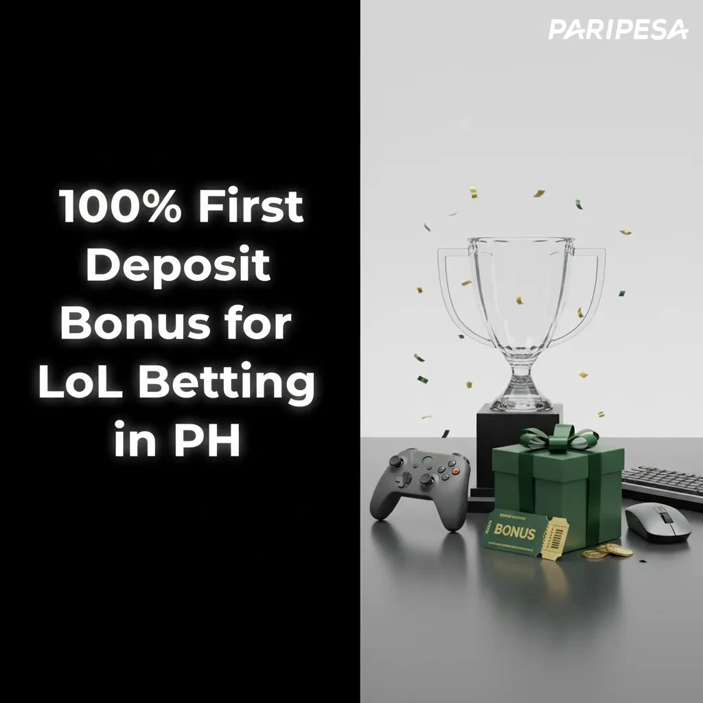 Paripesa PH promo: 100% first deposit bonus for LoL betting; Match Winner, Map Handicap, objective props; T&Cs apply.