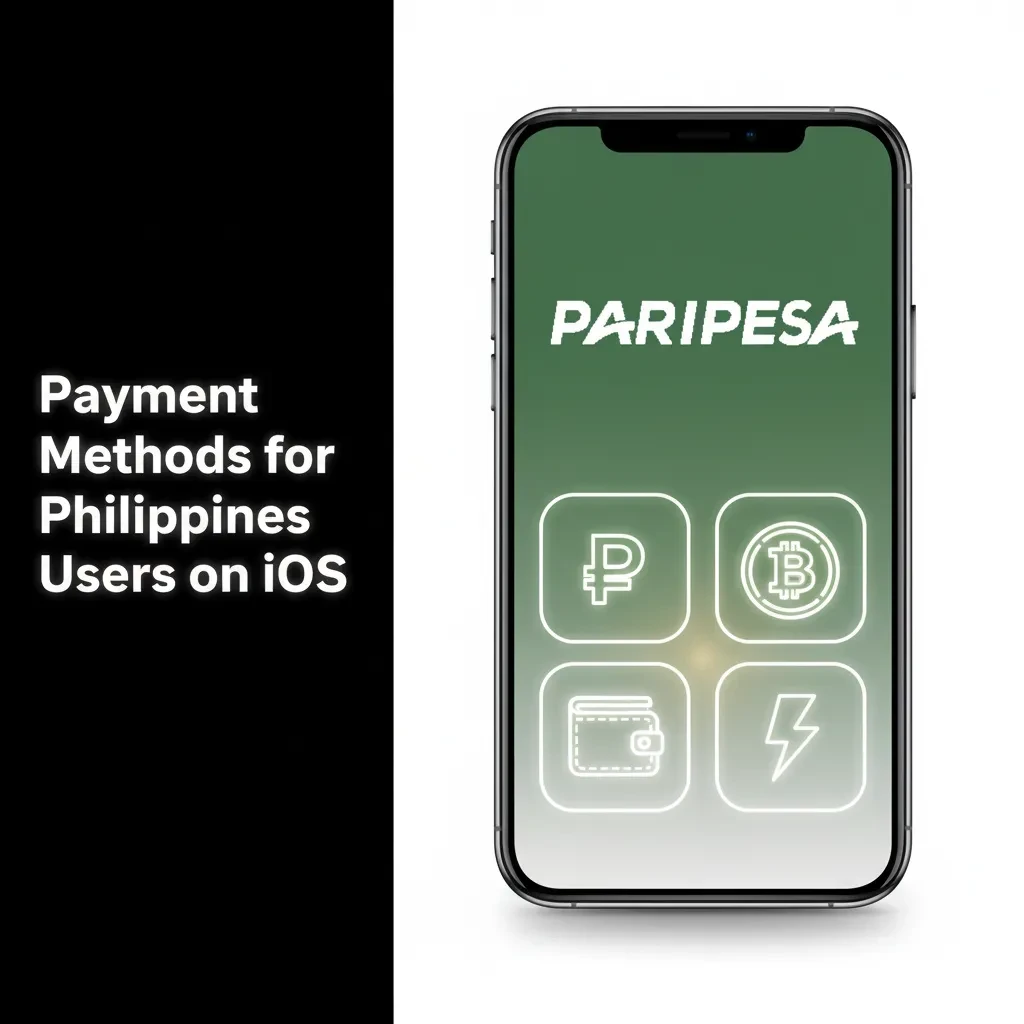 iOS payments in the Philippines: GCash, Maya, InstaPay/PESONet, crypto, cards. Deposits from PHP100, withdrawals from PHP300.