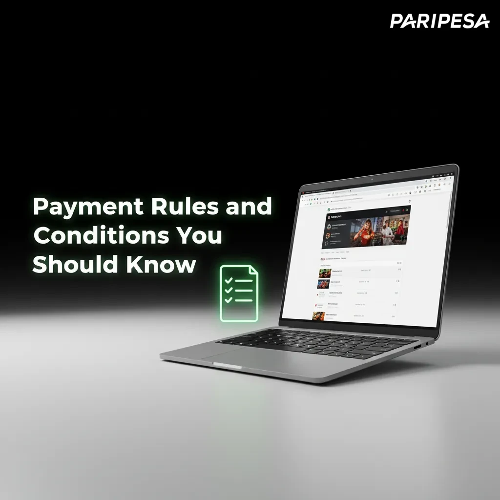 Infographic: Payment rules—name match, ID verification, withdraw to deposit method, 1x turnover, PHP limits vary.