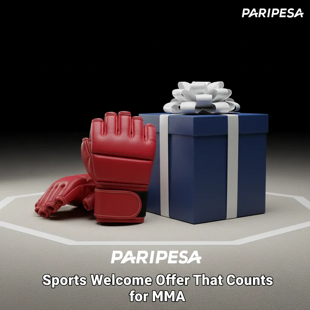 Paripesa sports welcome: 100% first deposit bonus up to PHP 7,000. MMA bets count. 5x acca rollover required; terms apply.