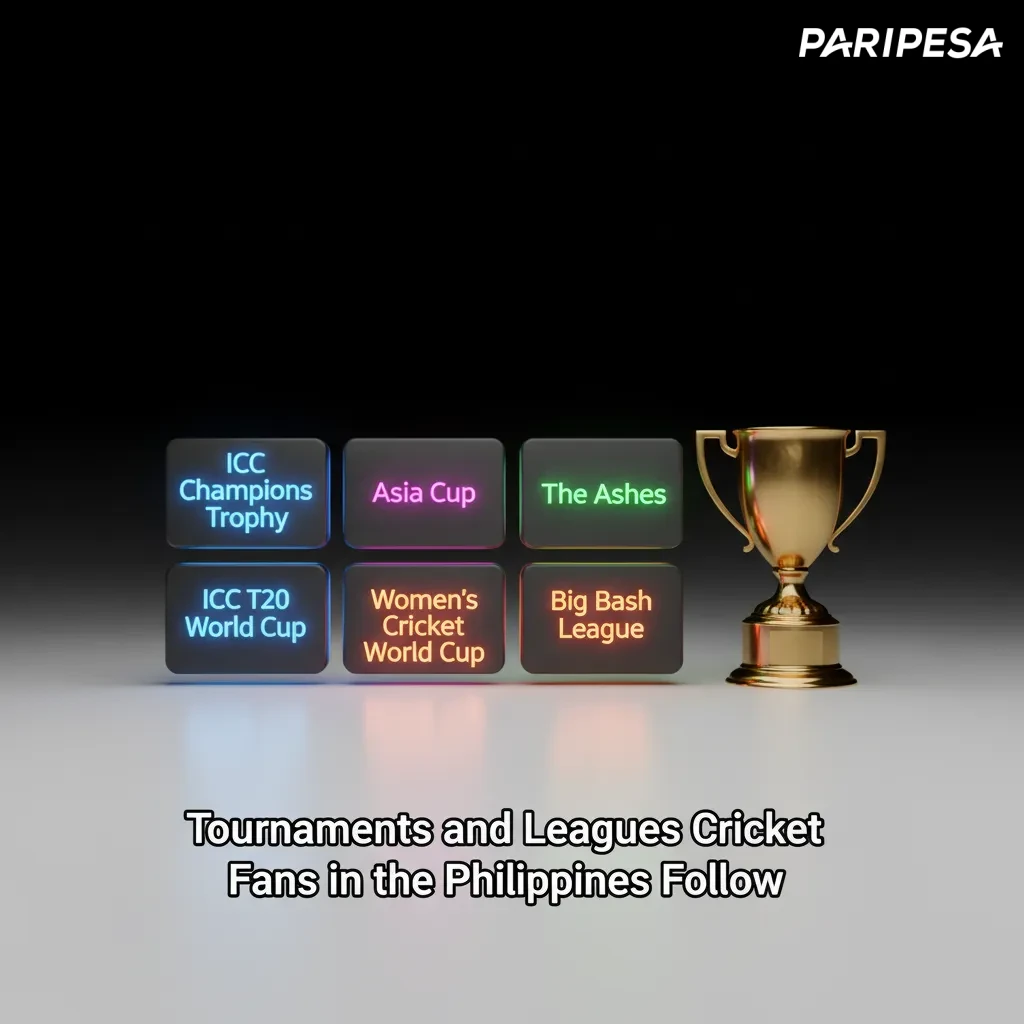 Philippines cricket betting site listing World Cup, T20 World Cup, The Ashes, IPL, with live odds and schedules.