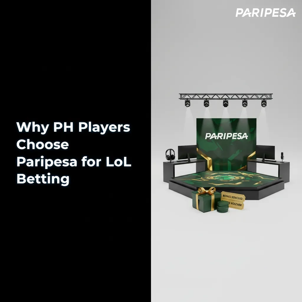 Paripesa LoL betting for PH players: 100% first deposit bonus, GCash/Maya, 24/7 support, high odds & deep markets, mobile app
