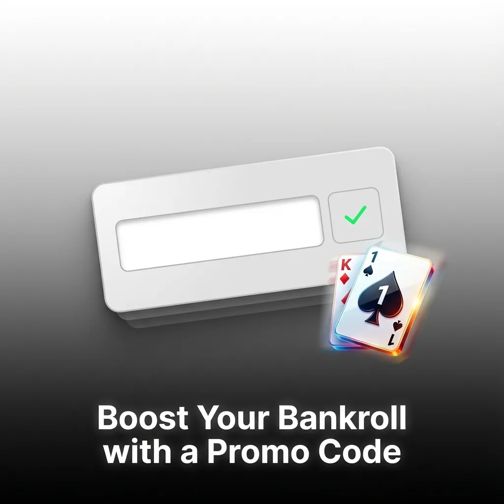 Player entering CASINOPRO promo code to unlock bonus perks for Blackjack 1 game
