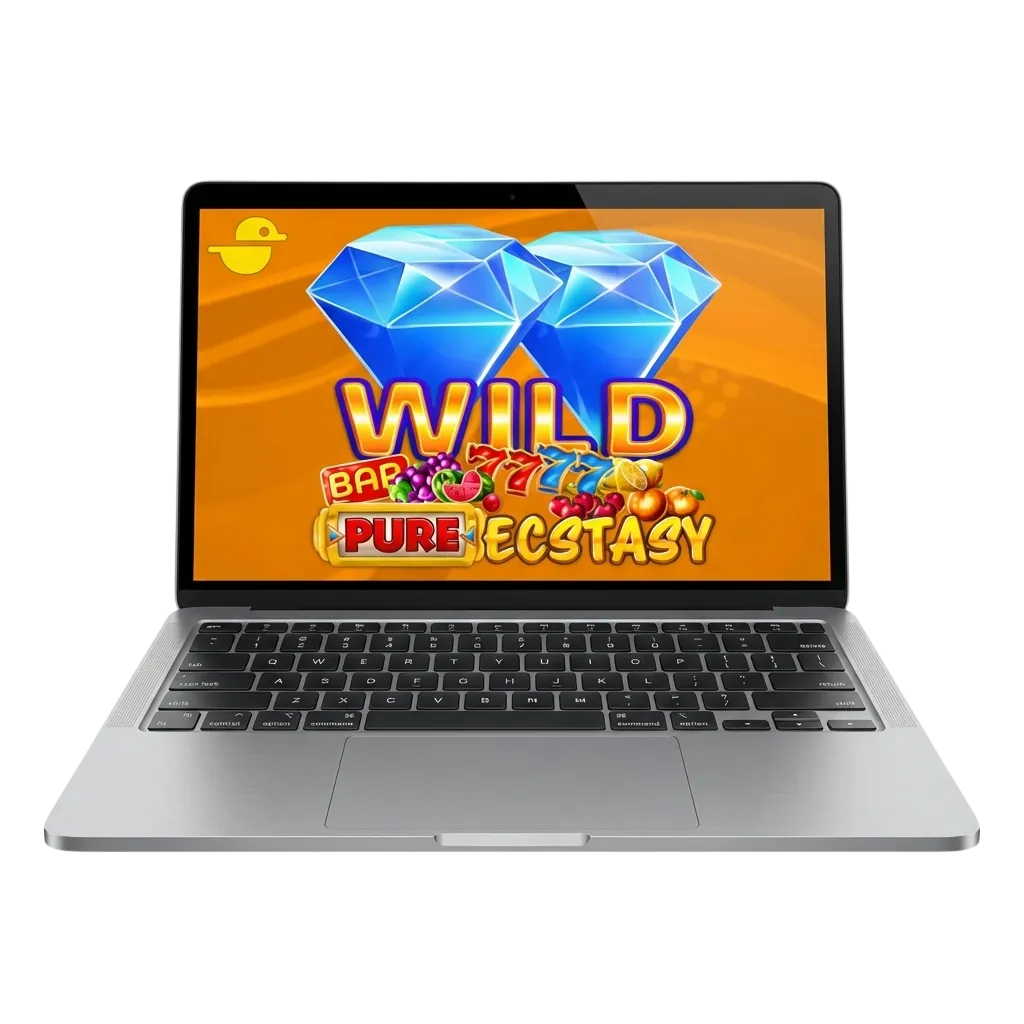 Pure Ecstasy slot game interface showing high-stakes gameplay with 96% RTP, available on Paripesa for Filipino players