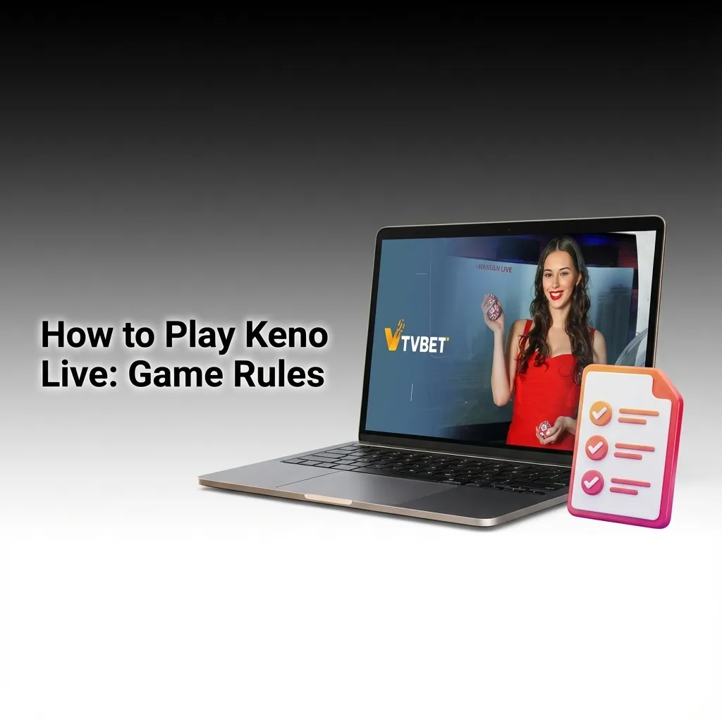 Live dealer drawing numbered balls in a Keno game with player selection board showing 80 numbers