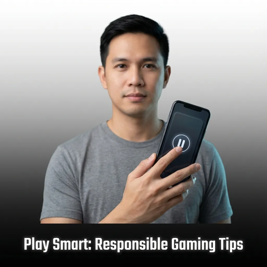 Person setting budget limits on tablet for responsible online gaming with Demi Gods 6 game interface