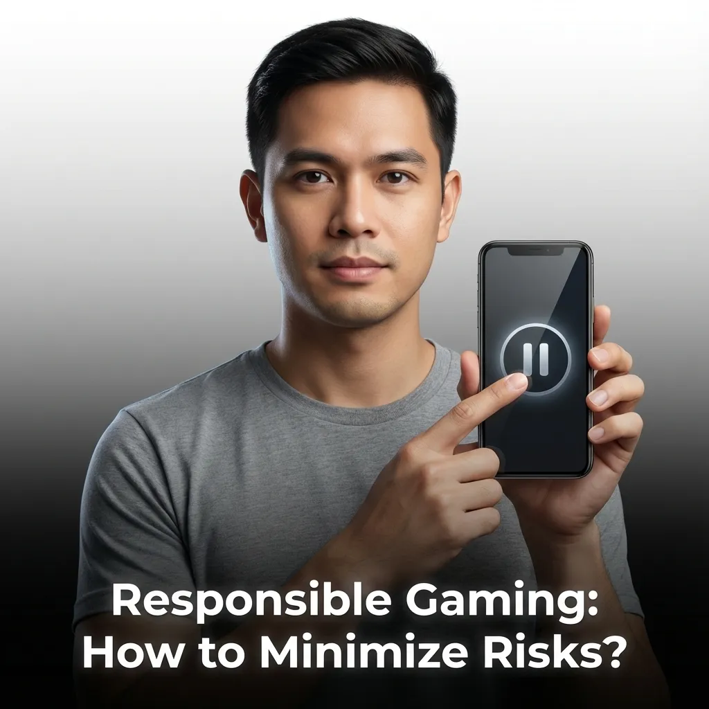 Person setting budget limits on mobile gaming app to practice responsible gambling and financial control