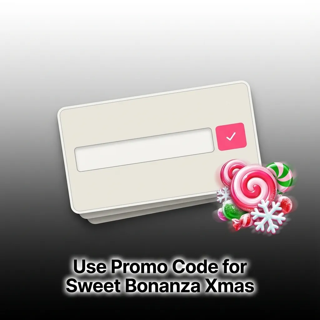 Sweet Bonanza Xmas promo code XMAS150 displayed for unlocking bonus spins and funds during casino registration