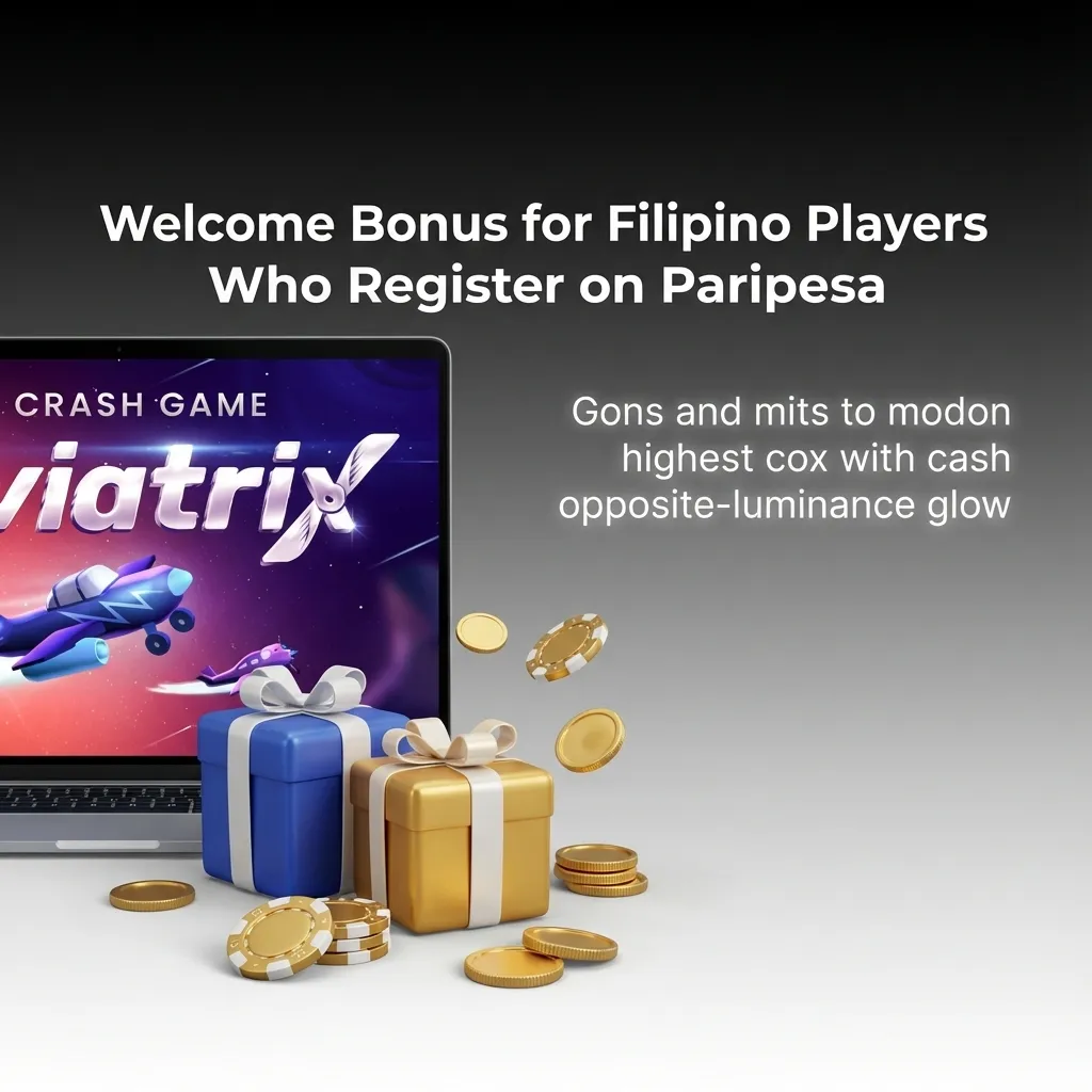 Paripesa welcome bonus promotional banner for Filipino players showing casino registration and deposit offer details